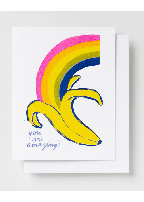 Banana Rainbow Card - Tigertree