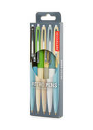 Retro Pen Set of 5 - Tigertree