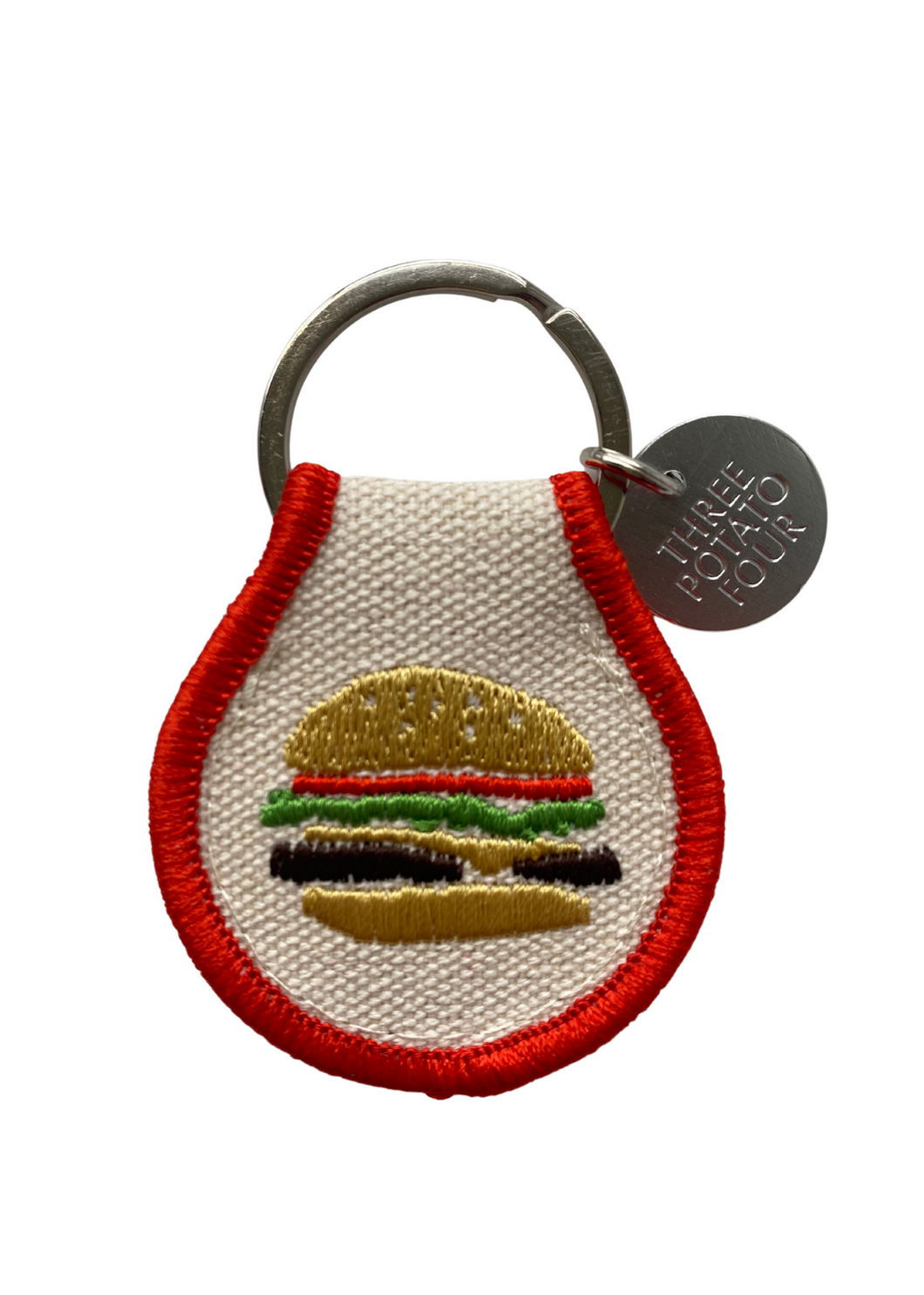 Burger Patch Keychain - Tigertree