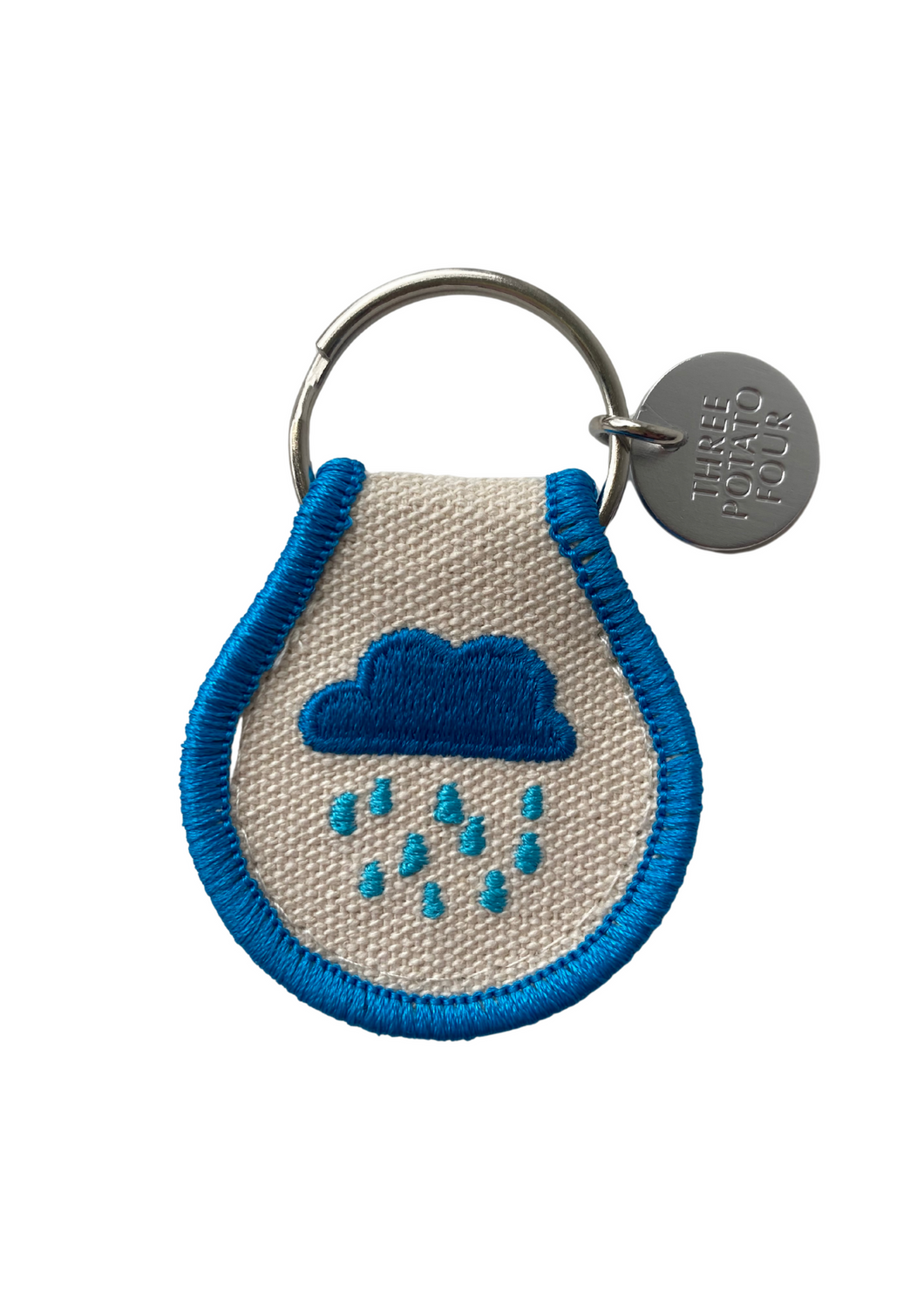 Rain Cloud Patch Keychain - Tigertree