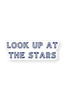 Look Up At The Stars Sticker - Tigertree