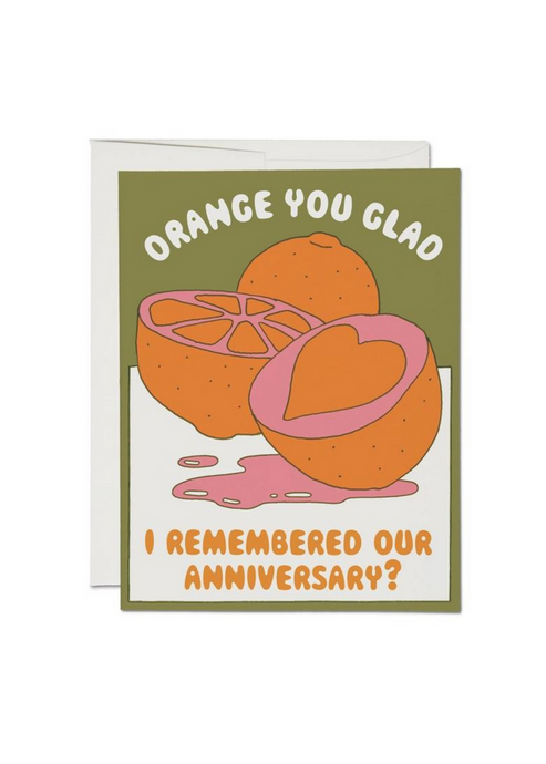 Orange You Glad Card - Tigertree