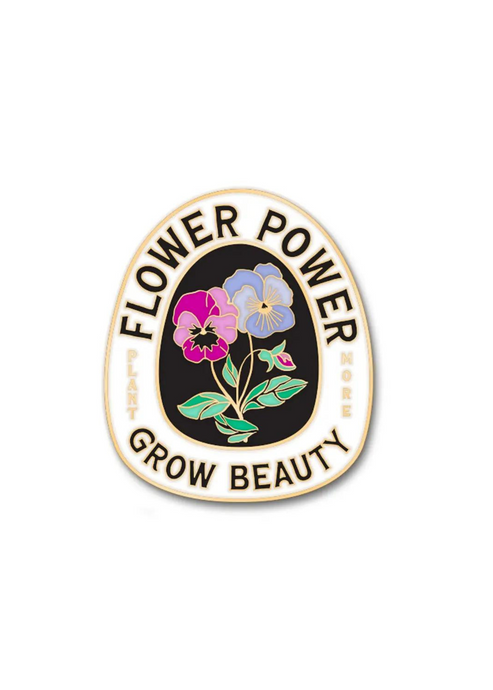 Flower Power Enamel Pin - Tigertree