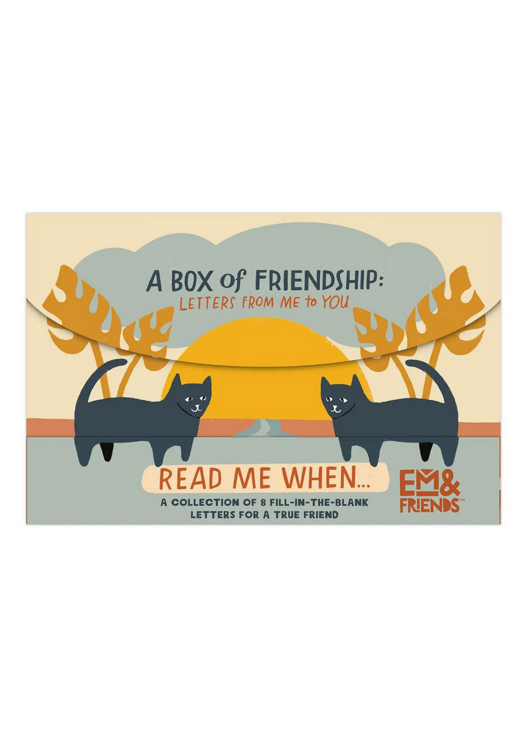 A Box of Friendship Fill in the Blank Read Me When Letters - Tigertree
