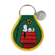 Snoopy Doghouse Flower Patch Keychain - Tigertree