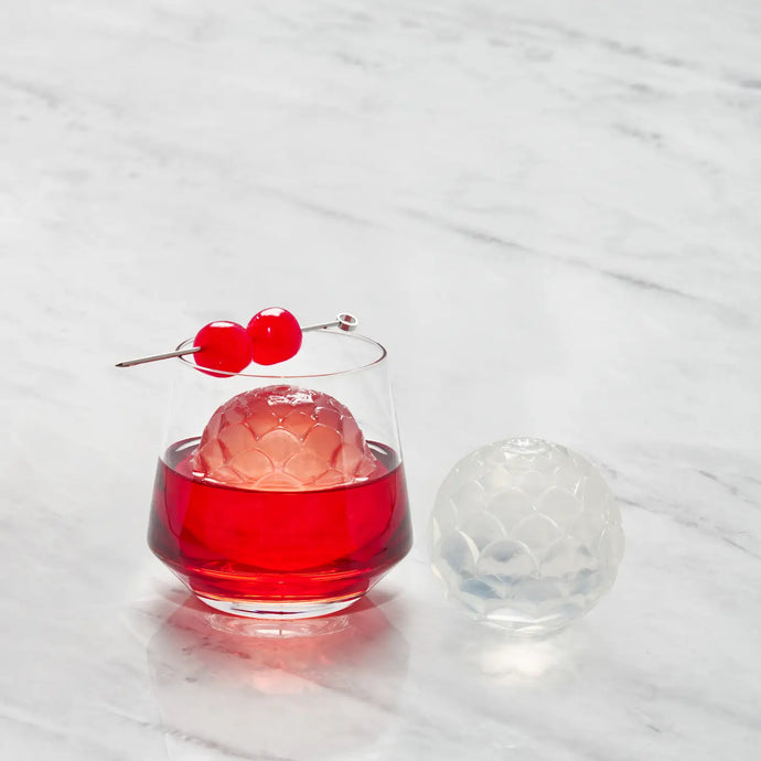 Cocktail Ice Tray, Petal - Charcoal - Tigertree