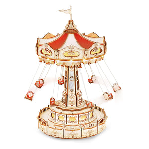3D Wooden Puzzle: Swing Ride - Tigertree