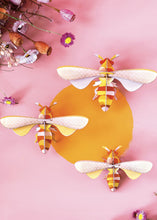 Load image into Gallery viewer, 3D Set Of 3 Honey Bees Kit - Tigertree
