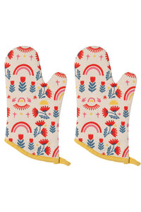 Be Here Now Oven Mitt S/2 - Tigertree