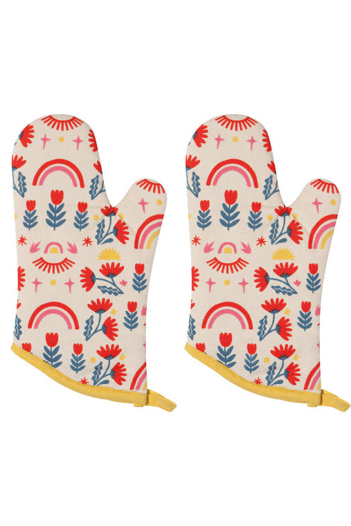 Be Here Now Oven Mitt S/2 - Tigertree