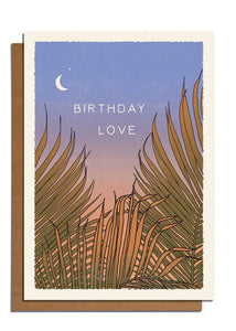 Birthday Love Card - Tigertree
