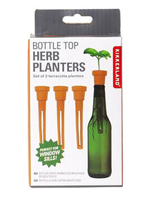 Bottle Top Herb Planters - Tigertree