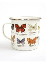 Load image into Gallery viewer, Butterflies Enamel Mug - Tigertree

