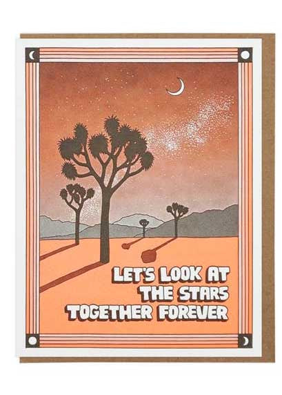 Let's Look At The Stars Forever Card - Tigertree