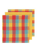 Load image into Gallery viewer, Check Lemon Dishcloths S/3 - Tigertree
