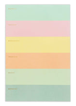Load image into Gallery viewer, Color block Weekly Desk Pad - Tigertree
