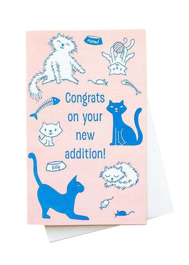 Congrats Cat Card - Tigertree