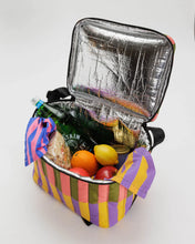 Load image into Gallery viewer, Puffy Cooler Bag - Sunset Quilt Stripe - Tigertree
