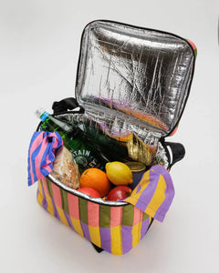 Puffy Cooler Bag - Sunset Quilt Stripe - Tigertree