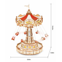 Load image into Gallery viewer, 3D Wooden Puzzle: Swing Ride - Tigertree
