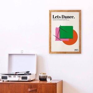 Let's Dance Bowie Print - Tigertree