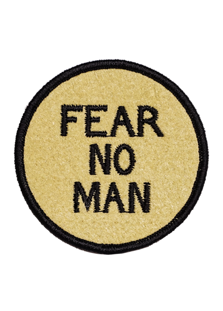 Fear No Man Embroidered Patch - Tigertree