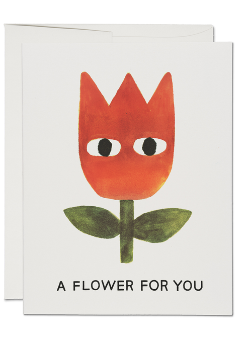 A Flower For You Card - Tigertree