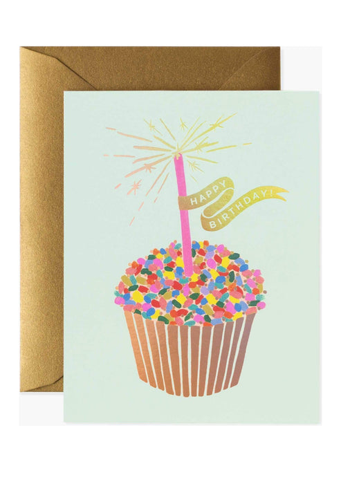 Cupcake Birthday Card - Tigertree