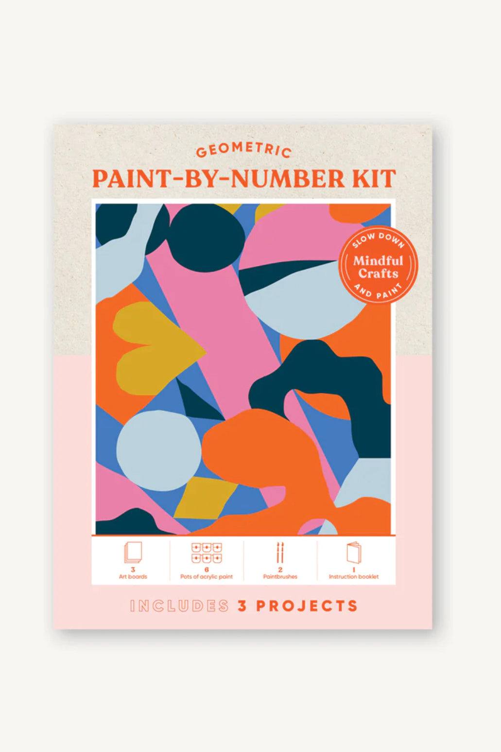 Geometric Paint By Number Kit - Tigertree