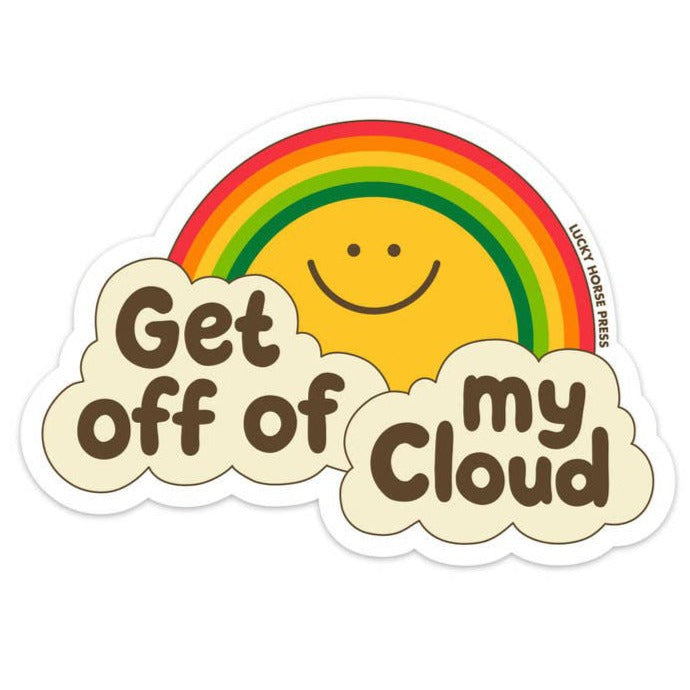 Get Off My Cloud Sticker - Tigertree
