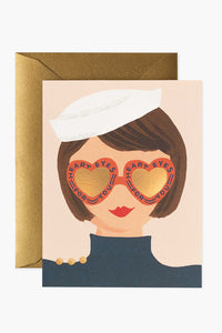 Heart Eyes Card - Tigertree
