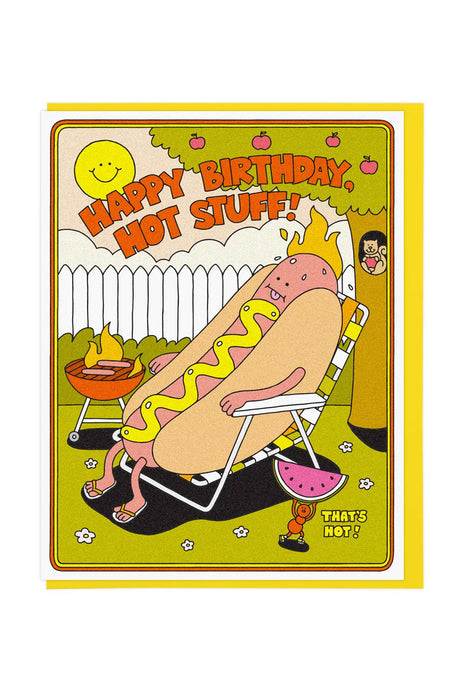 Hot Stuff Birthday Card - Tigertree