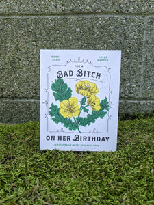 Bad Bitch Birthday Card - Tigertree