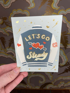 Let's Go Steady Card - Tigertree