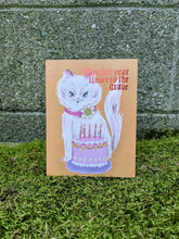 Load image into Gallery viewer, Kitty and Cake Foil Card - Tigertree
