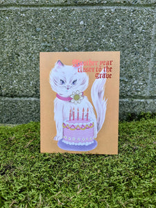 Kitty and Cake Foil Card - Tigertree