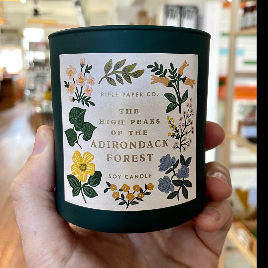 High Peaks of the Adirondacks Forest Candle - Tigertree