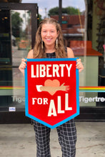 Load image into Gallery viewer, Liberty For All Camp Flag - Tigertree
