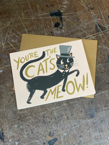 Cat's Meow Card - Tigertree