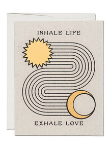 Inhale Exhale Card - Tigertree
