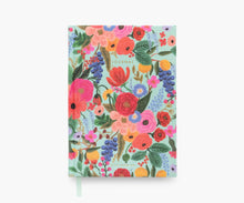 Load image into Gallery viewer, Garden Party Fabric Journal - Tigertree

