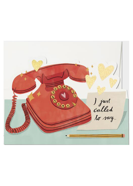 Just Called To Say Card - Tigertree