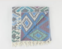 Load image into Gallery viewer, Double Sided Kilim Towel - Tigertree
