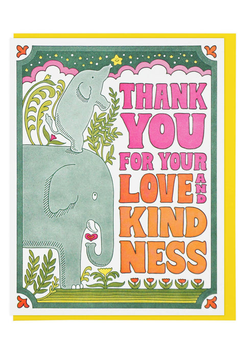 Love and Kindness Card - Tigertree