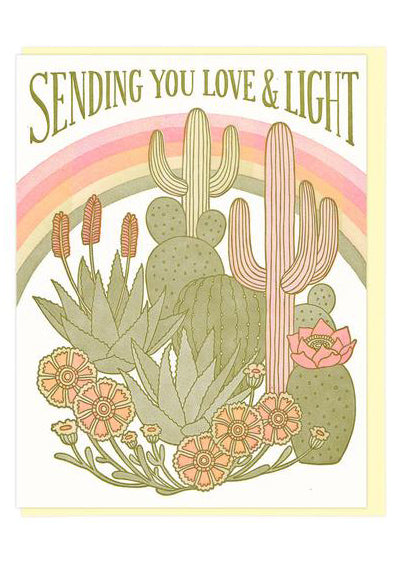 Sending You Love And Light Card - Tigertree