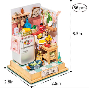 Miniature Dollhouse Kit - Taste Life - Tigertree