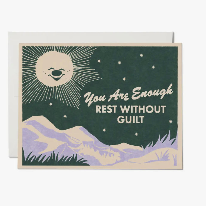 Rest Without Guilt Card - Tigertree