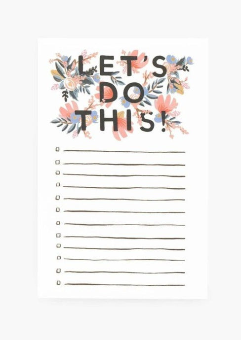 Let's Do This Notepad - Tigertree