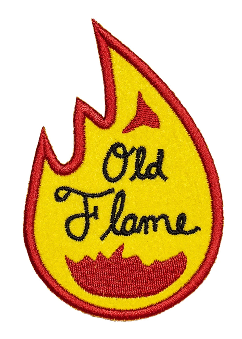 Old Flame Embroidered Patch - Tigertree