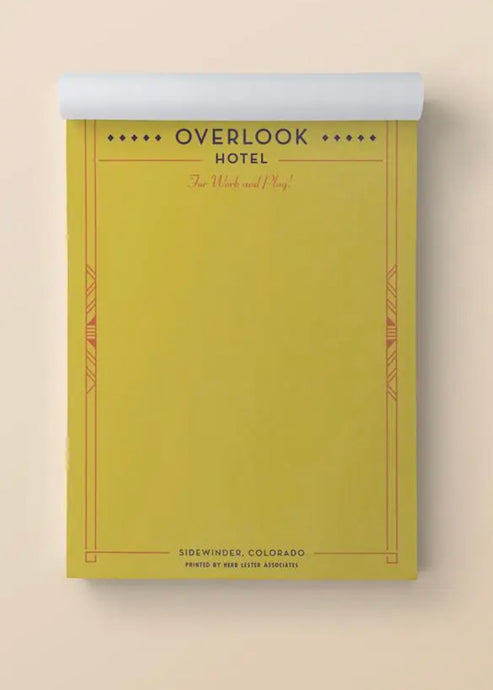 The Overlook Hotel Notepad Set - Tigertree